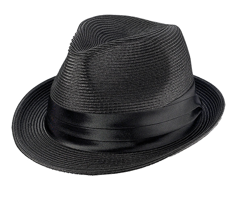 Sicily Poly Braid Fedora - Brimmed Hats